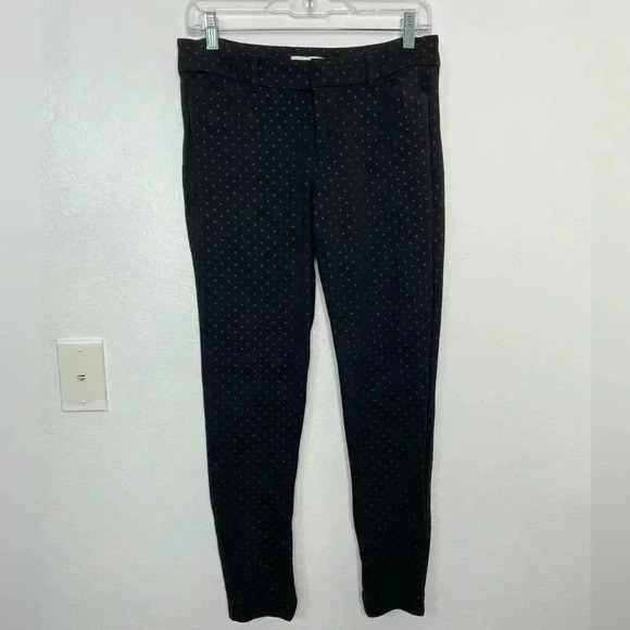 Old Navy Black Dot Pixie Ankle Pants - Picture 2 of 5